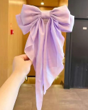 Women Bow Hairpin Satin Bow Hair Barrettes Hair Clips
