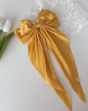 Women Bow Hairpin Satin Bow Hair Barrettes Hair Clips