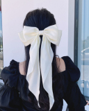 Women Bow Hairpin Satin Bow Hair Barrettes Hair Clips