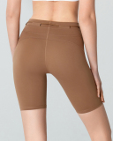 Hot Sale High Waist Drawstring Women Running Cycling Shorts S-XL