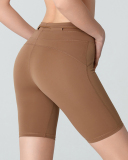 Hot Sale High Waist Drawstring Women Running Cycling Shorts S-XL