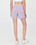 Women Lined Sports Pockets Outdoor Running Shorts S-XL
