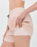 Women Lined Sports Pockets Outdoor Running Shorts S-XL
