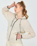 Women Long Sleeve Sunscreen Hoodies UPF 50+ Outdoor Coat S-XL