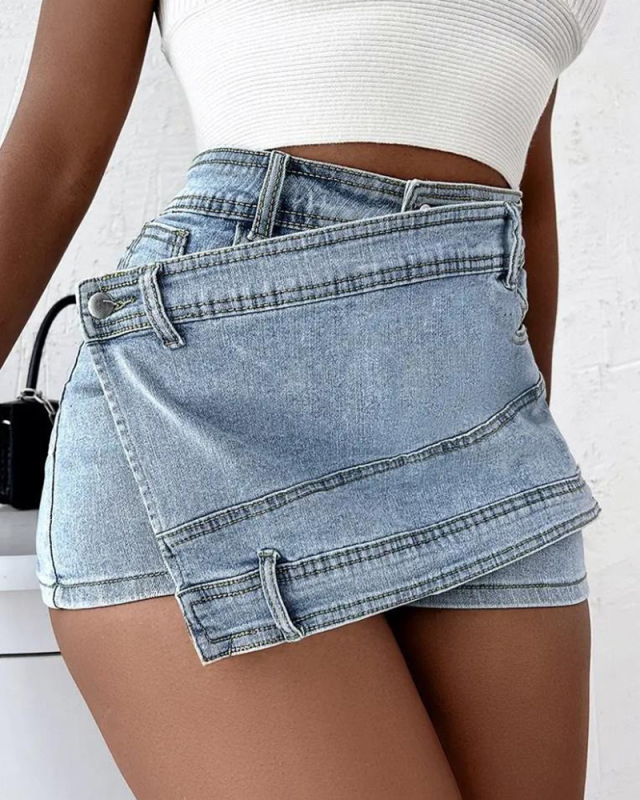 Irregular Women Summer Jean Shorts S-XXL