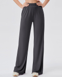 Logo Customized Quick drying Sports Wide Leg Women Pants S-XL