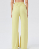 Logo Customized Quick drying Sports Wide Leg Women Pants S-XL