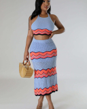 Colorful Vacation Two Piece Skirt Set S-XXL