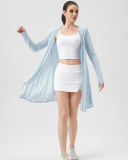 Loose Breathable Running Sunscreen Long Sleeve Coat S-2XL