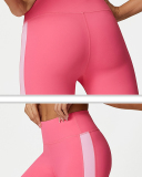 Colorblock Women Fitness Sports Yoga Two-piece Sets S-L