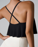 Women Sling Mesh Running Outdoor Sports Vest S-XL