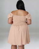 Off Shoulder Women Plus Size Dress XL-5XL