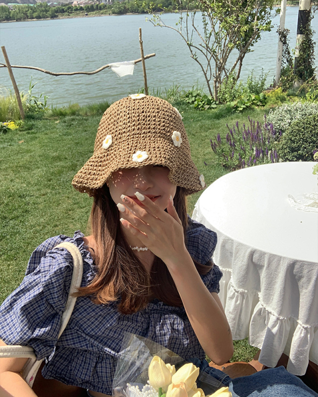 Flower Cute Girl Beanie Hat