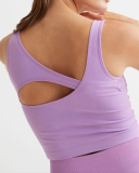Woman Hollow Out U Neck Quick Drying Sports Vest S-L