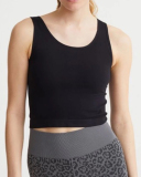 Woman Hollow Out U Neck Quick Drying Sports Vest S-L