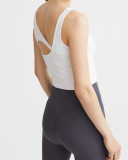 Woman Hollow Out U Neck Quick Drying Sports Vest S-L