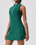 High Waist Fitness Women Tennis Dress Badminton Sports Dress XS-L