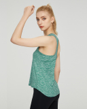 Women Loose Sleeveless Sports Vest Quickly Drying Breathable Vest S-XL