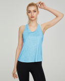 Women Loose Sleeveless Sports Vest Quickly Drying Breathable Vest S-XL