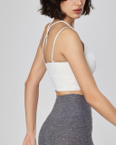 Women Factory Price Sling Ruched Yoga Sports Bra S-XL