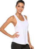 Manufacturer Private Logo Offer Hollow Out Loose Women Running Vest S-XL