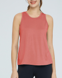 OEM Logo Quickly Drying Women Running Fitness Sleeveless Vest S-XL