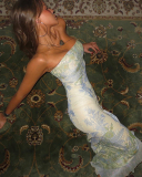Wholesale Women Elegant Printed Long Dress S-L