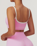 OEM Woman Fitness Sling Colorblock Yoga Sports Bra S-XL