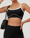 OEM Woman Fitness Sling Colorblock Yoga Sports Bra S-XL