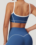 OEM Woman Fitness Sling Colorblock Yoga Sports Bra S-XL