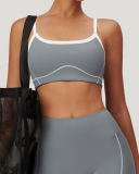OEM Woman Fitness Sling Colorblock Yoga Sports Bra S-XL