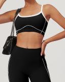 OEM Woman Fitness Sling Colorblock Yoga Sports Bra S-XL