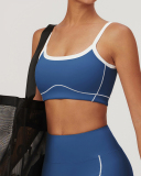 OEM Woman Fitness Sling Colorblock Yoga Sports Bra S-XL