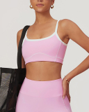 OEM Woman Fitness Sling Colorblock Yoga Sports Bra S-XL