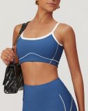 OEM Woman Fitness Sling Colorblock Yoga Sports Bra S-XL