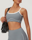 OEM Woman Fitness Sling Colorblock Yoga Sports Bra S-XL