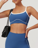 OEM Woman Fitness Sling Colorblock Yoga Sports Bra S-XL