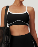 OEM Woman Fitness Sling Colorblock Yoga Sports Bra S-XL