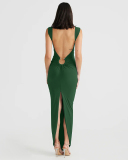 Open Back Sleeveless Women Long Dress S-L