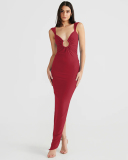 Open Back Sleeveless Women Long Dress S-L