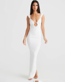 Open Back Sleeveless Women Long Dress S-L