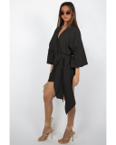 Wholesale Mid-Sleeve Women Casual Dress S-XL