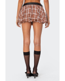 Grid Printed Wholesale Cute Girl Shorts S-XL