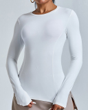 Wholesale In Bulk Women Professional Long Sleeve Fitness T-shirt Active Top S-XL