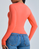 Wholesale In Bulk Women Professional Long Sleeve Fitness T-shirt Active Top S-XL