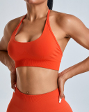 Women OEM Halter Neck Quickly Drying Fitness Workout Sports Bra S-XL