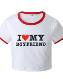 O-neck Printed Wholesale Short T Shirt S-L