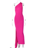 Solid Color Sleeveless Sexy Backless Women One-piece Maxi Dress S-L