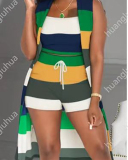 3pcs Set Wholesale Sporty Women Summer Set S-5XL