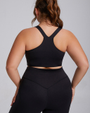 Women Sports Vest High Waist Plus Size Two Piece Sets Plus Size Yoga Sets XS-3XL
